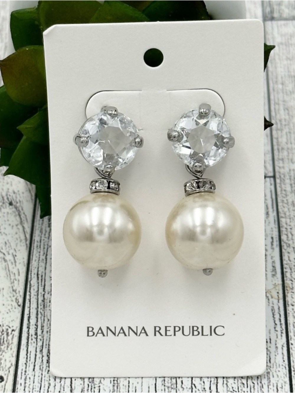 Banana Republic Pearl Wedding Collection Earrings